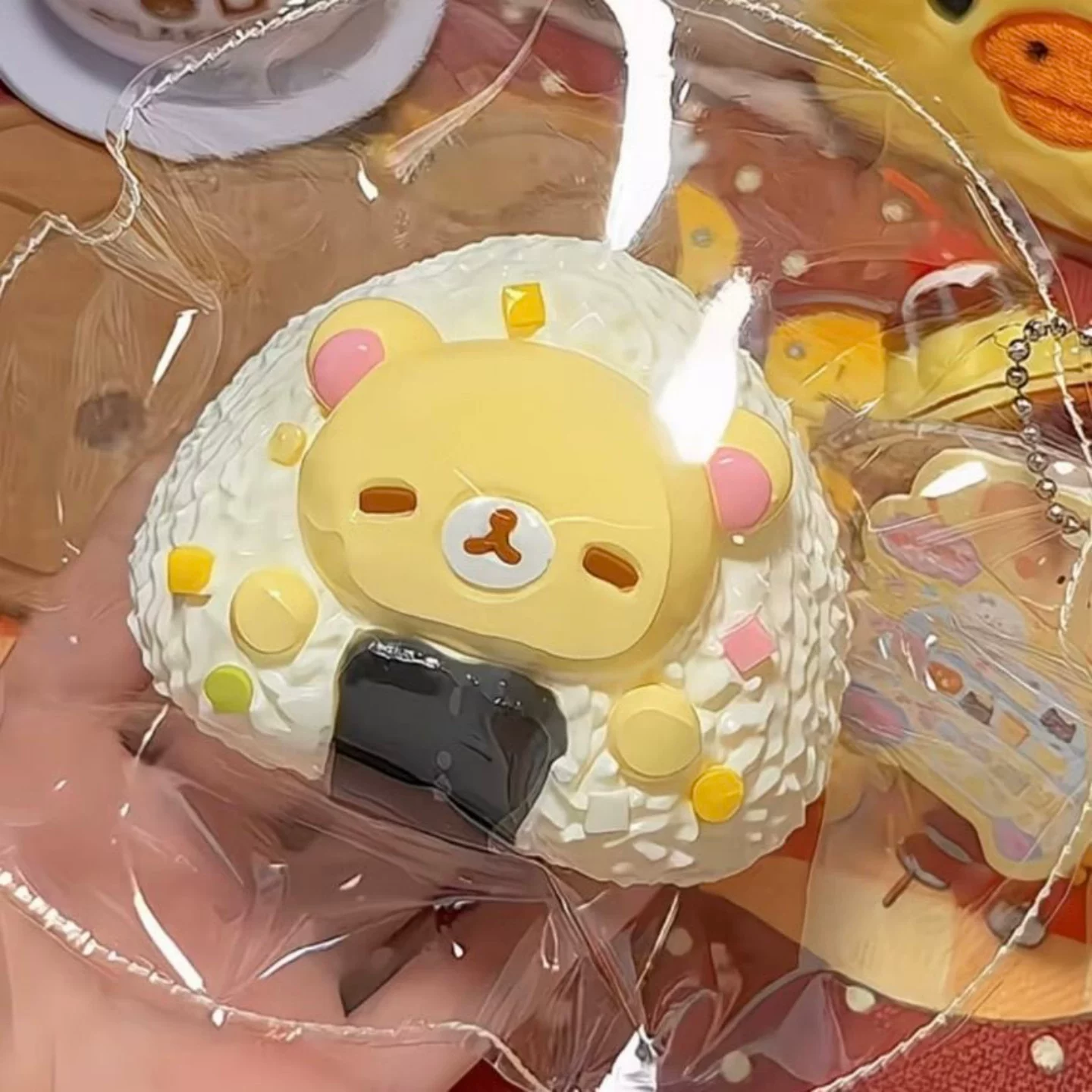 リラックマおにぎりスクイーズ 超柔らか・ゆっくり戻るタイプ